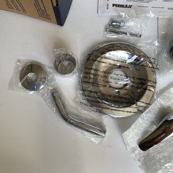 Peerless Shower Only Trim Kit in Chrome New In Box PTT188740 - Picture 6 of 7